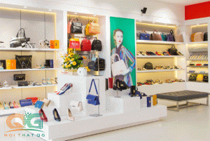 TỦ KỆ TRƯNG BÀY SHOP GIÀY DÉP THU HÚT KHÁCH HÀNG