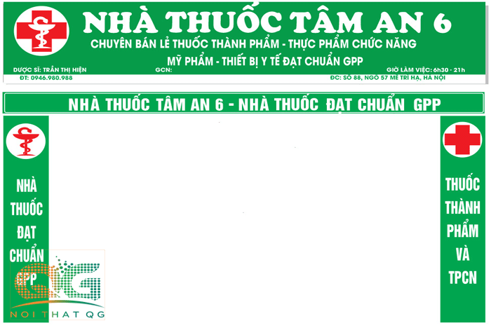 Biển bảng nhà thuốc đẹp