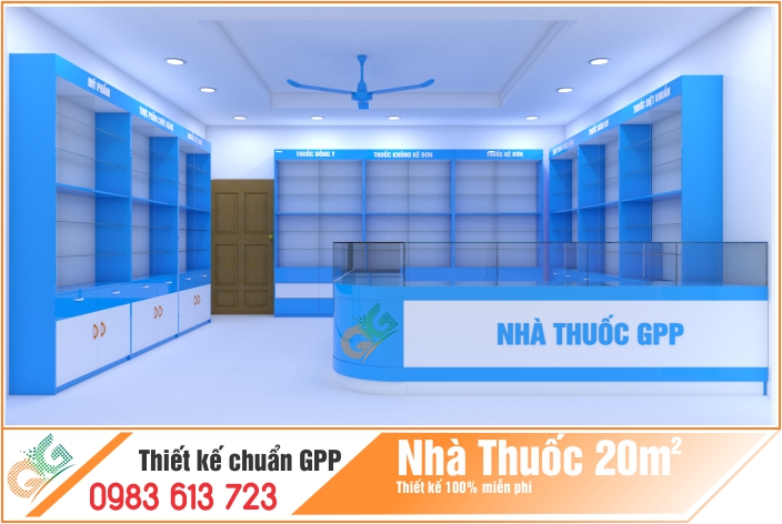 Thiết kế thi công nhà thuốc