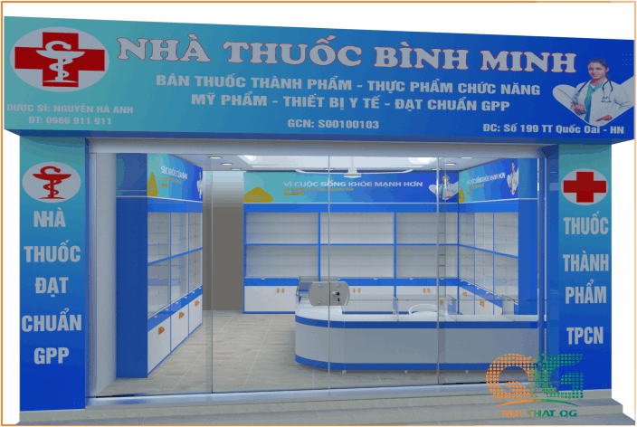 thi công nhà thuốc