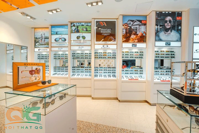 Mẫu nội thất cửa hàng mắt kính