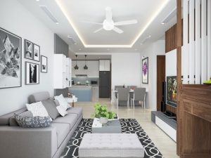 Thiết Kế Nội Thất Chung Cư 75m2 Đẹp