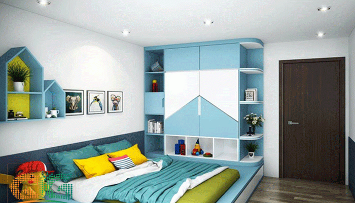 Thiết kế nội thất phòng ngủ bé trai