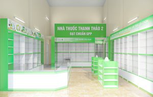 Thiết kế nhà thuốc Huyện Hóc Môn Tp HCM Uy Tín – Chất Lượng