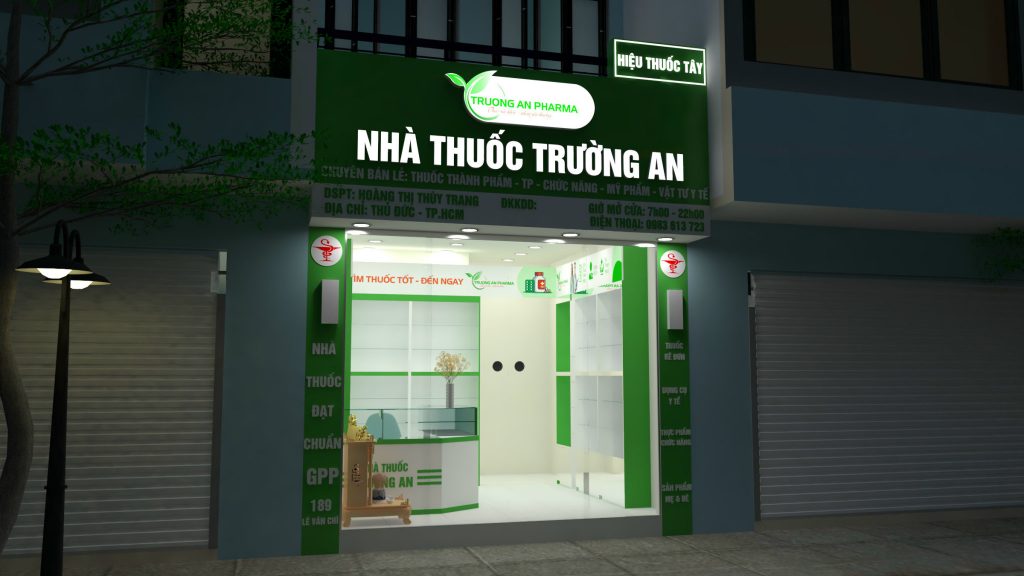 Thiết kế nhà thuốc Trường An