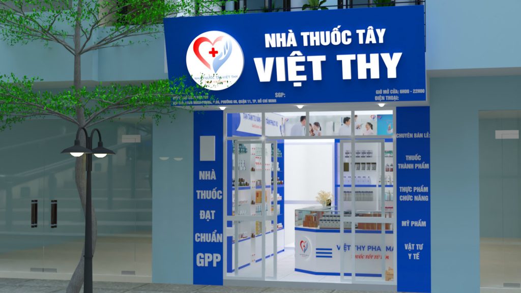 Thiết kế nhà thuốc Việt Thy